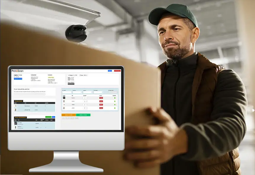 Administration dashboard Pick&Scan