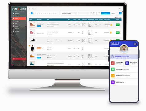 Pick&scan logiciel préparation de commandes