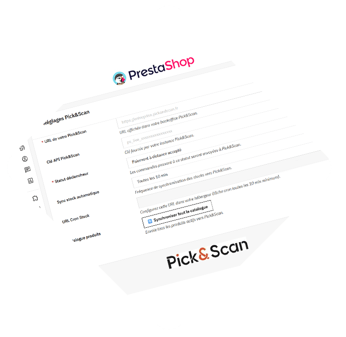 Paramètrage de pick&scan dans prestashop